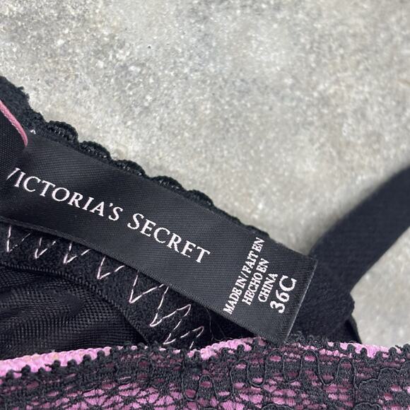 Victoria Secret Sexy Little Things Garter Dress Babydoll Chemise Lace Bow 36C - Picture 7 of 8